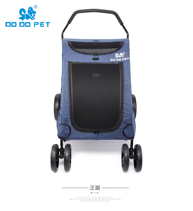 DODOPET большие коляски для собак, вращающаяся на 360 градусов коляска для питомцев, четыре сезона, четыре колеса для собак