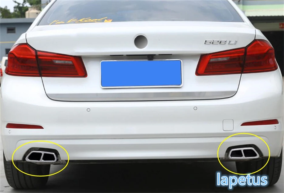 Для BMW 5 серии 525 528 530 2017 2018 глушитель из нержавеющей стали наконечник конец