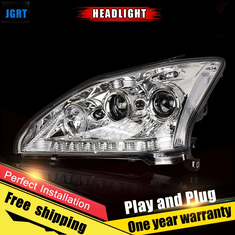 2 шт. светодиодный Автомобильные светодиодные фары для Lexus RX350 2004-2009 RS350 |