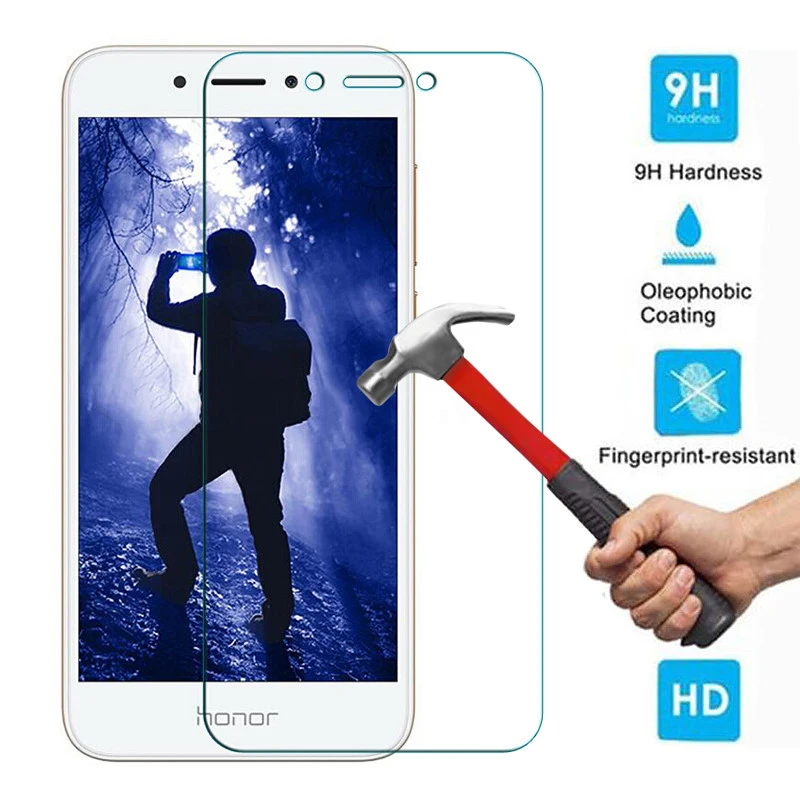 Защитное стекло для Honor 5C 6C 6X 8 9 Lite Pro 7X 6A V9 Play View 10 2 шт.|Защитные стёкла и плёнки
