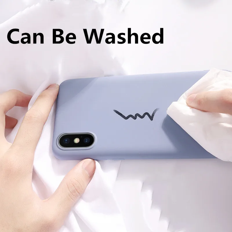 Xiaomi Mi 8 Lite case Liquid Silicone Soft Candy Phone back Case For Cover MI Mi8 Cute Protective Shell |
