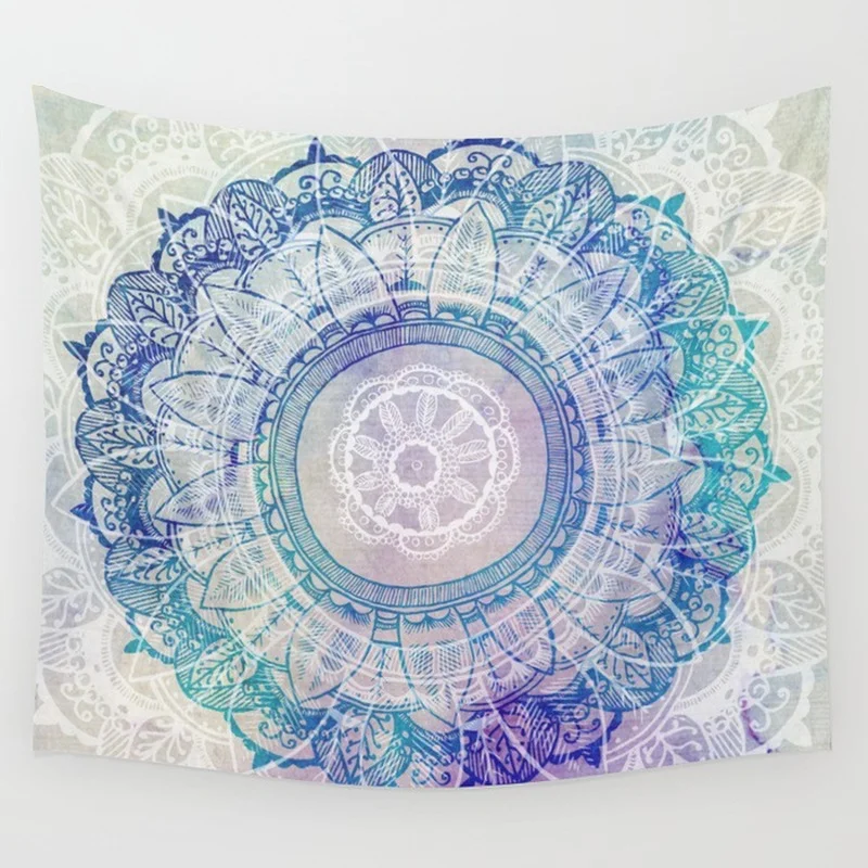 Indian Mandala Tapestry Hippie Wall Hanging Throw Bedspread Dorm Picnic Beach Sheet Coverlet | Дом и сад