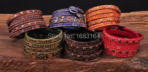 Винтажные кожаные мужские шарфы 5 шт. зеленого цвета наручный браслет