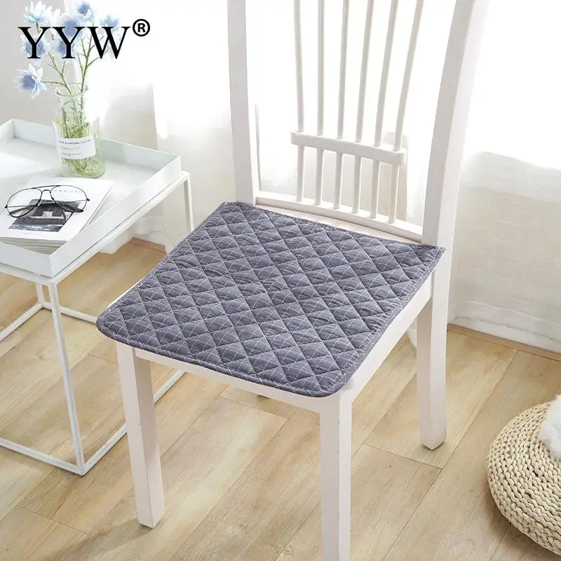 Серая Подушка на стул коврик удобная мягкая хлопковая подушка сиденье для