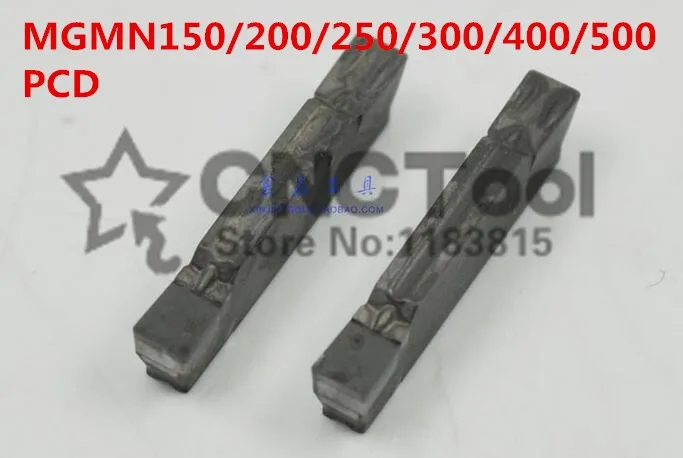 

2 шт. PCD вставки MGMN150/MGMN200/MGMN250/MGMN300/MGMN400/MGMN500 CNC PCD биты, режущие вставки, подходят для токарных инструментов