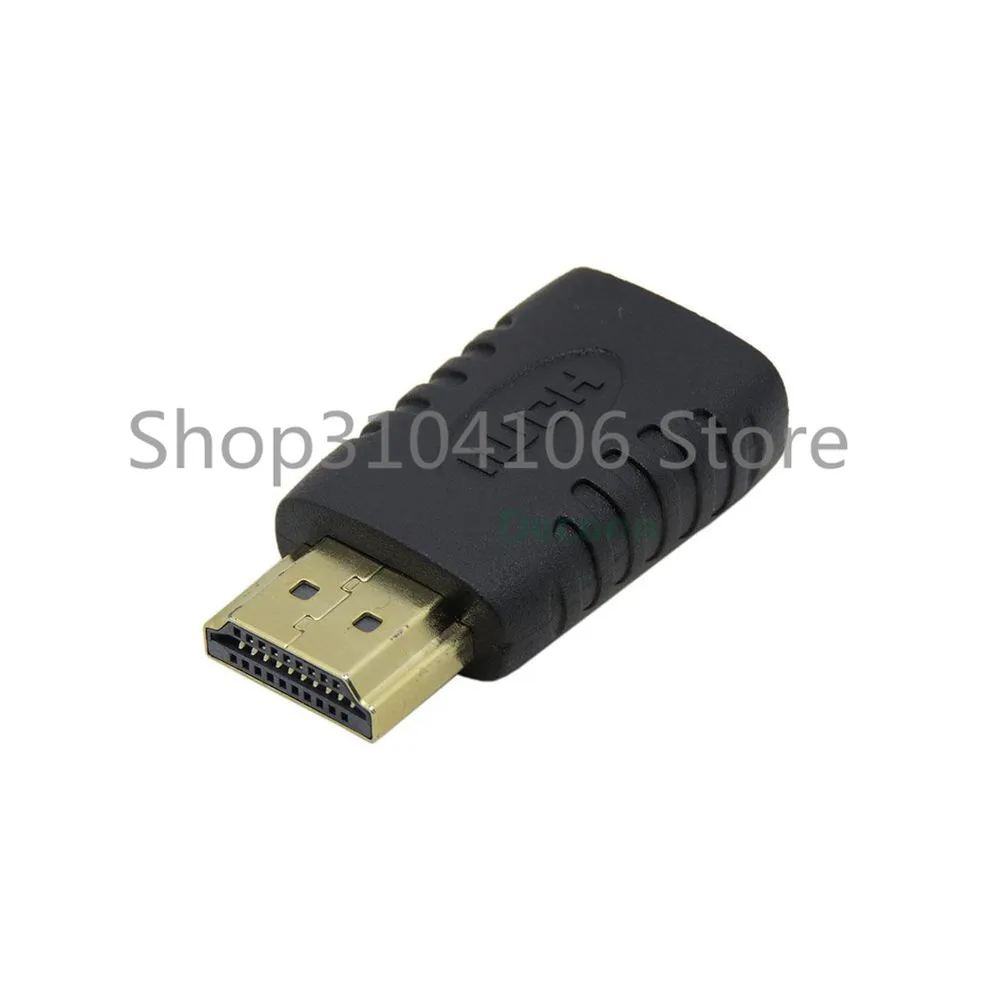 Позолоченный HDMI совместимый штекер мини гнездовой разъем HD ТВ конвертер адаптер