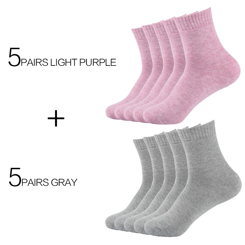 10PAIRS GROUP H 10 пар/лот Eur36-42 женские зимние утепленные махровые носки женские теплые хлопковые носки - Цвет: 10PAIRS GROUP H