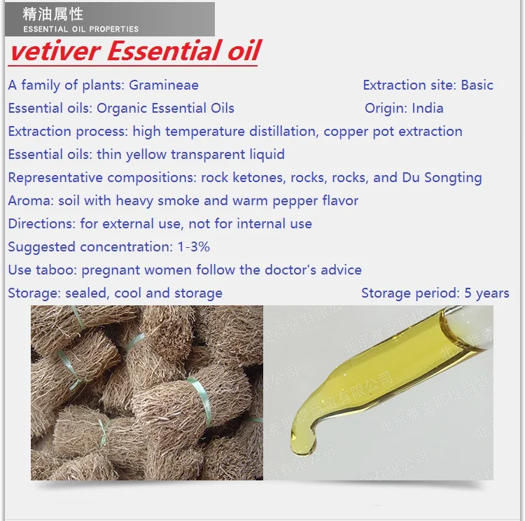 Массажное масло 50 г-10 г/бутылка vetiver эфирное масло органическое холодное прессованное растительное и растительное Уход за жирной кожей масло