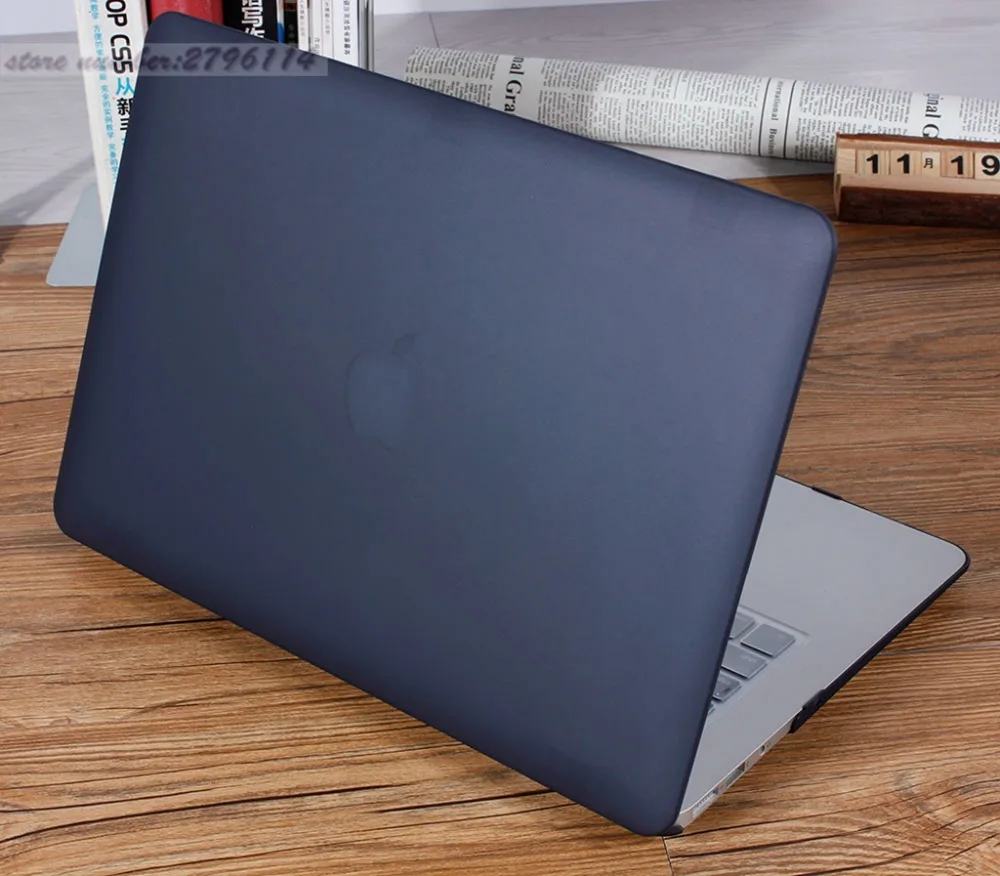 Новый матовый чехол для ноутбука + защита экрана (подарок) клавиатуры Macbook Pro Retina Air