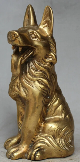 8 &quotКитайский народный латунный зодиакальный год фэн шуй собака верный охранник