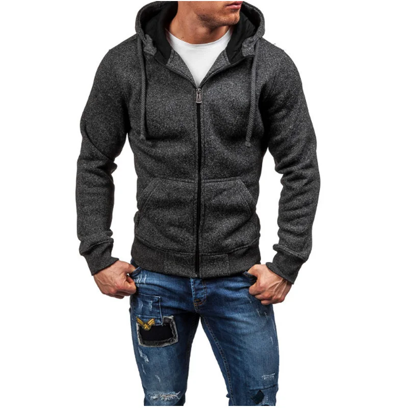 Мужские толстовки 2018 Sudaderas Hombre хип хоп Мужская брендовая однотонная толстовка с