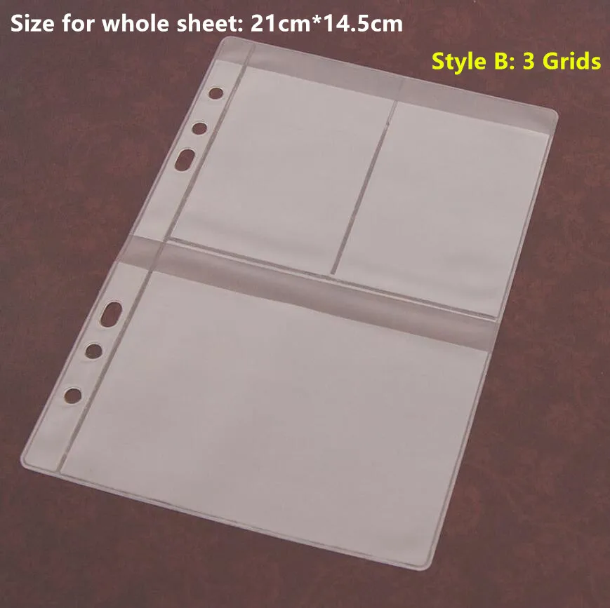2pcs for 3Grids Скрапбукинг режущие штампы Органайзер набор марок альбом книга для хранения из искусственной кожи Обложка пластиковые внутренние страницы и карманы - Цвет: 2pcs for 3Grids
