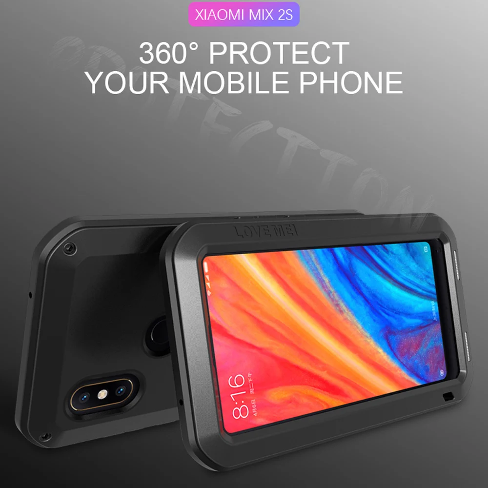 ЛЮБОВЬ МЭИ Мощный Чехлы для Xiaomi mi x 2 S Чехол Heavy Duty противоударный чехол Качество