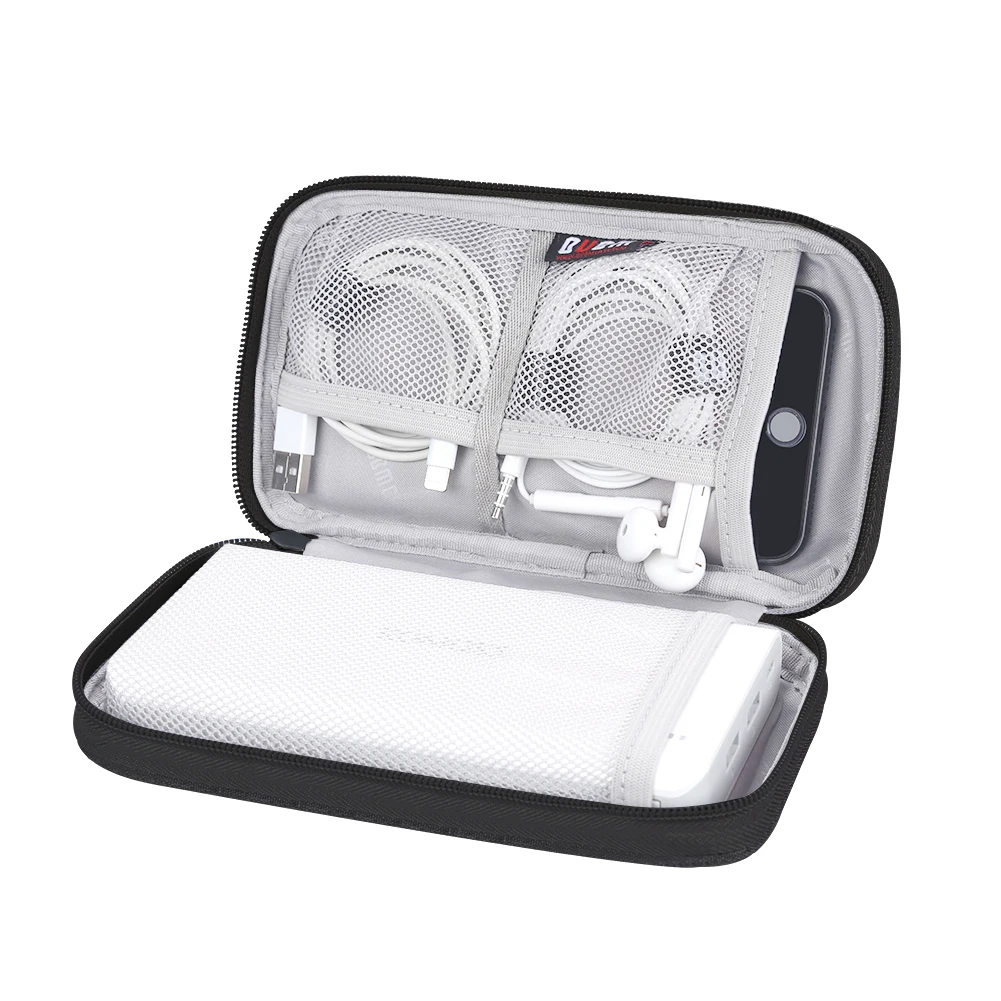 BalleenShiny Portable Mini Digital Line Storage Bag USB Cable Holder Earphone Wire Protect Pouch Power Bank Travel Organizer |