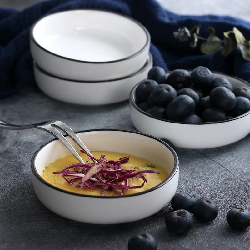 2 шт./лот японский стиль короткая белая черная оправа керамическая кость Китай