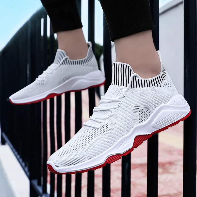 Мужская дышащая повседневная обувь модные светильник кроссовки мужская мужские
