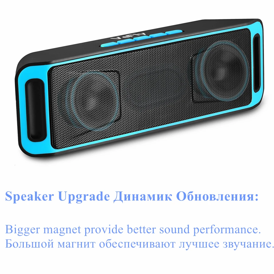 VeFly беспроводной 4,2 Bluetooth динамик, колонка стерео сабвуфер USB динамик s компьютер TF Встроенный микрофон Бас mp3-плеер звуковая коробка