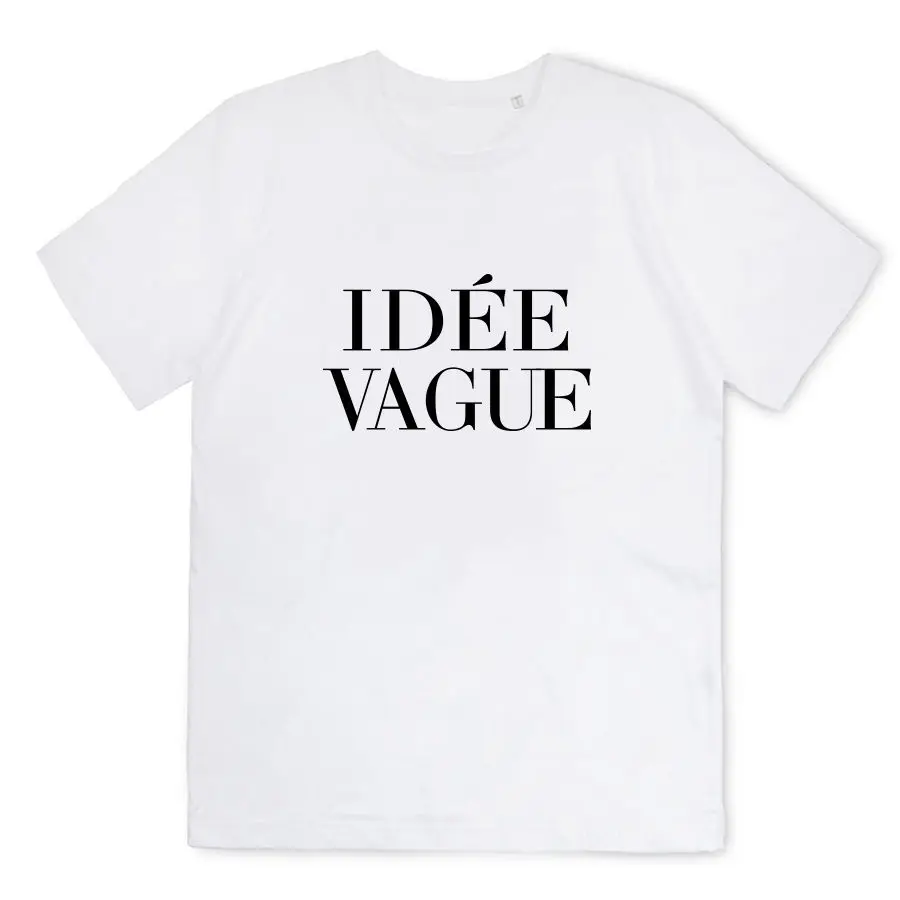 Женская футболка Homme-idee смутные Слоган логотип ты режим моды в Париже скейт vogue |