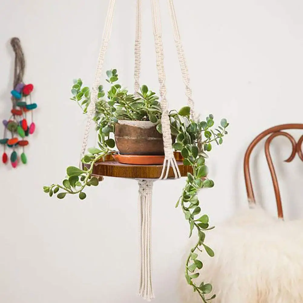 Macrame Plant Hangers In Different Designs - Handmade Indoor Wall Hanging Planter Holder Boho Hic Bohemian Home Decor | Дом и сад