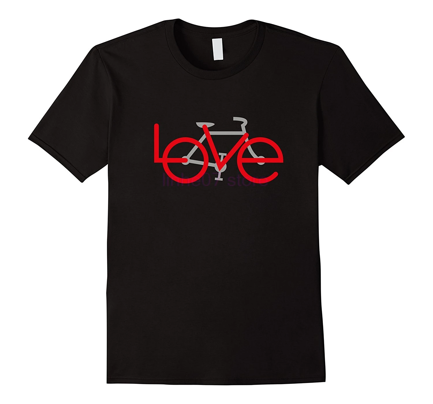 Футболка с надписью Love Spin Cycle Bicycle футболка на День святого Валентина 2019 | Мужская
