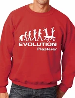 evolution of a plasterer job work unisex sweatshirt more size and color e128