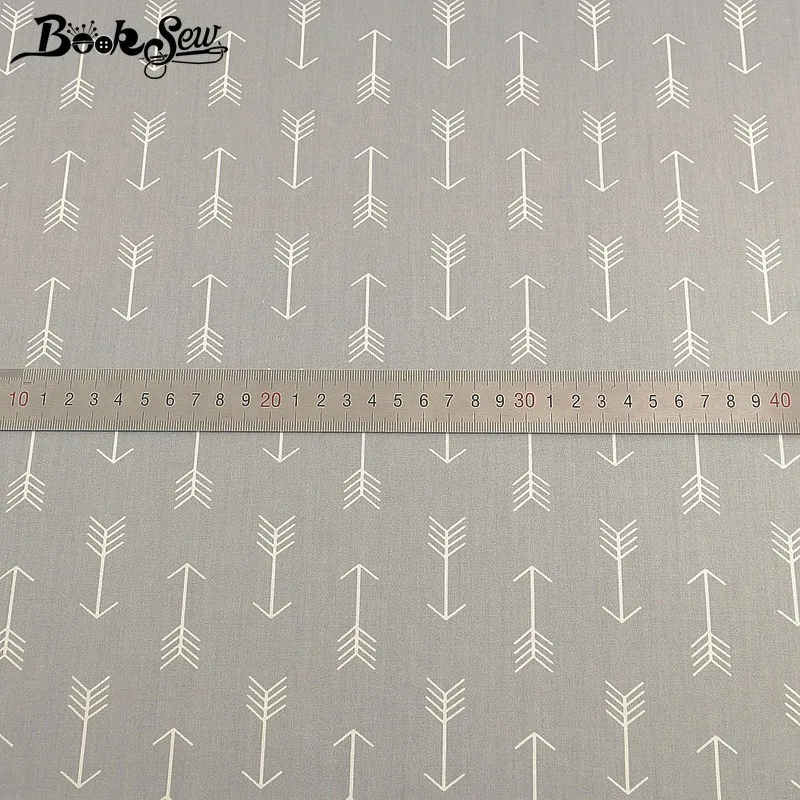 Детская Лоскутная диванная подушка Booksew 100% хлопок Tissu Telas Por Metro с принтом стрелы