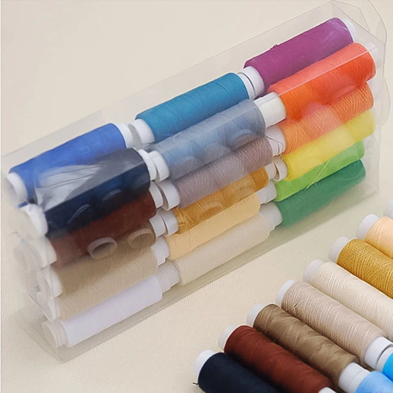 New Mixed Color Sewing Thread 30pcs/Lot 120 yard/Roll Quality Handmade Machine Stitch Suture Line Boxed Small Axis | Дом и сад