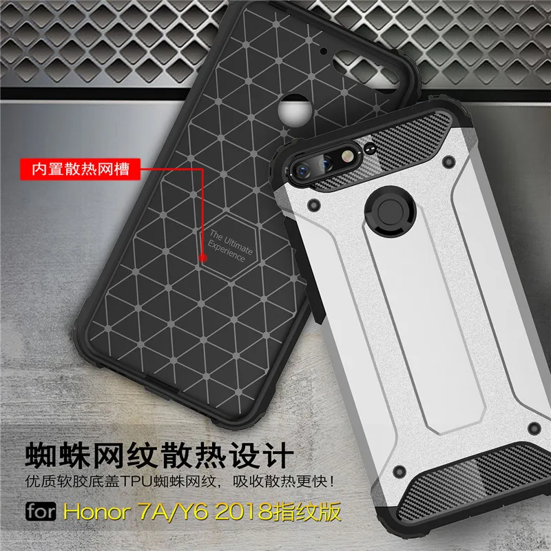 For Huawei Y6 Prime 2018 case cover funda New Luxury bumper protect Y 6 smartphone back coque |