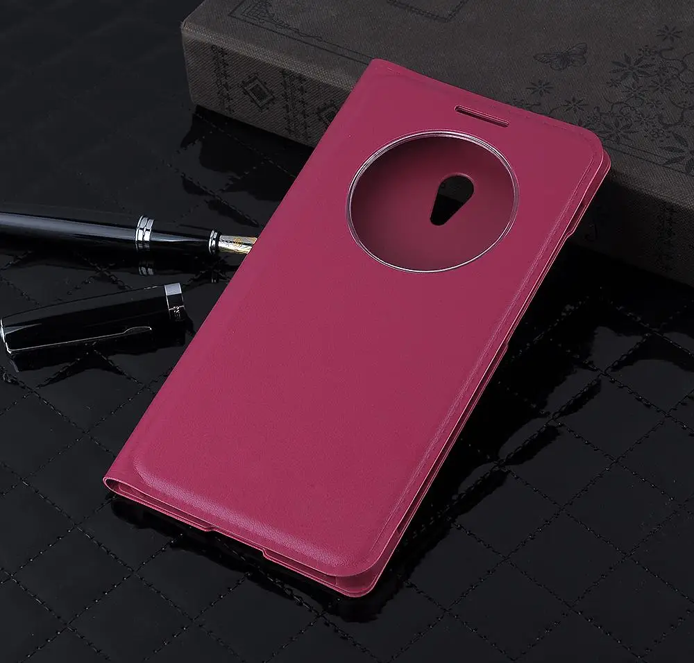 Оригинальные кожаные чехлы с окошком для просмотра Asus Zenfone 6 Baiwei защитный чехол