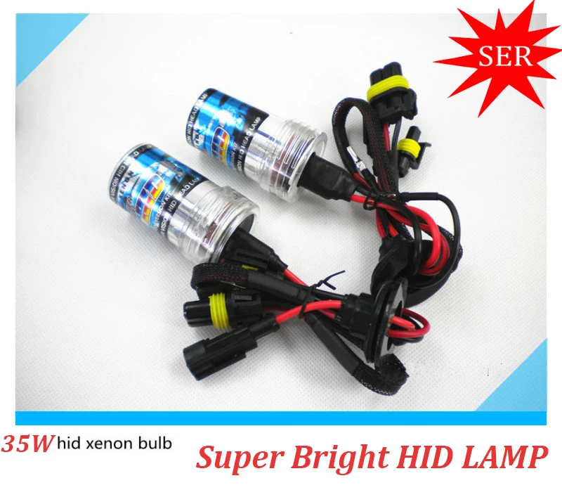 Бесплатная доставка 2 шт. Новые ксеноновые лампы H7 6000K однолучевая HID лампа 12 В 35 Вт