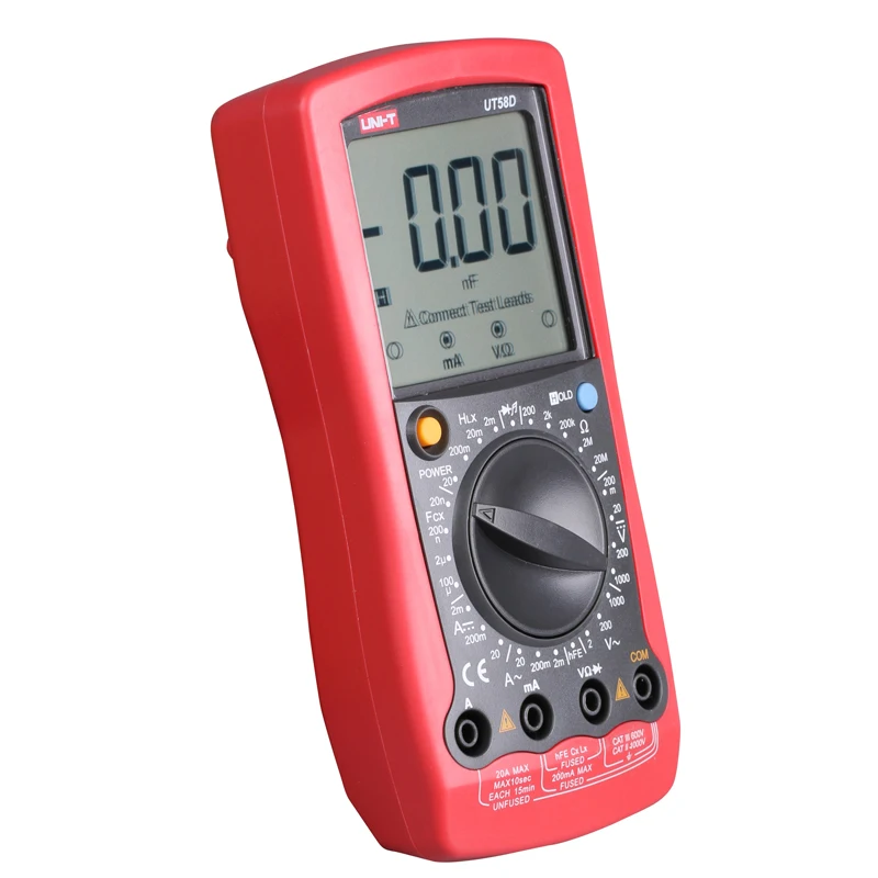 UNI T UT58A/UT58B/UT58C/UT58D/UT58E ручной диапазон общий Цифровой мультиметр Диод/Триод