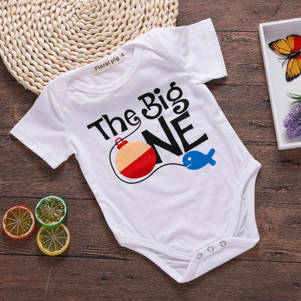 2018 детский белый комбинезон Летний комбинезоны для новорожденных боди с