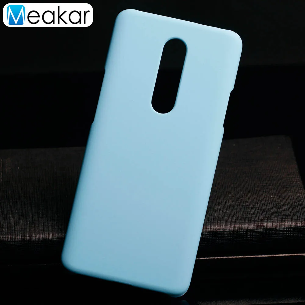 Матовая Пластик Coque СПС oneplus 7 Pro Чехол для oneplus One Plus 7 7T oneplus 7 oneplus 7t Pro Чехол для телефона чехол-лента на заднюю панель - Цвет: Sky Blue
