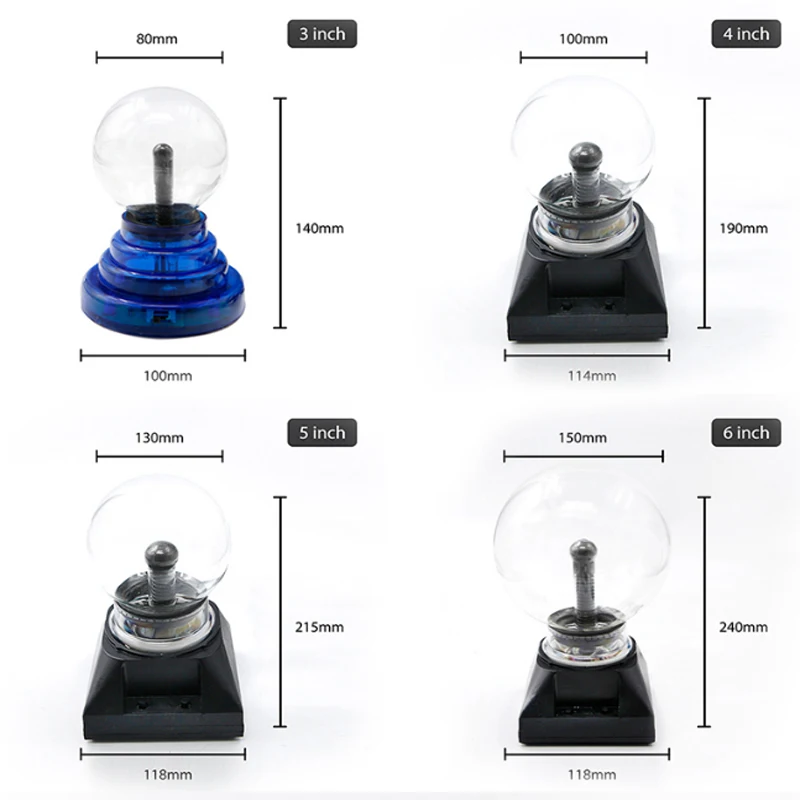 Новинка ночник магический плазменный шар свет луны лампы 3/4/5/6 дюймов детский