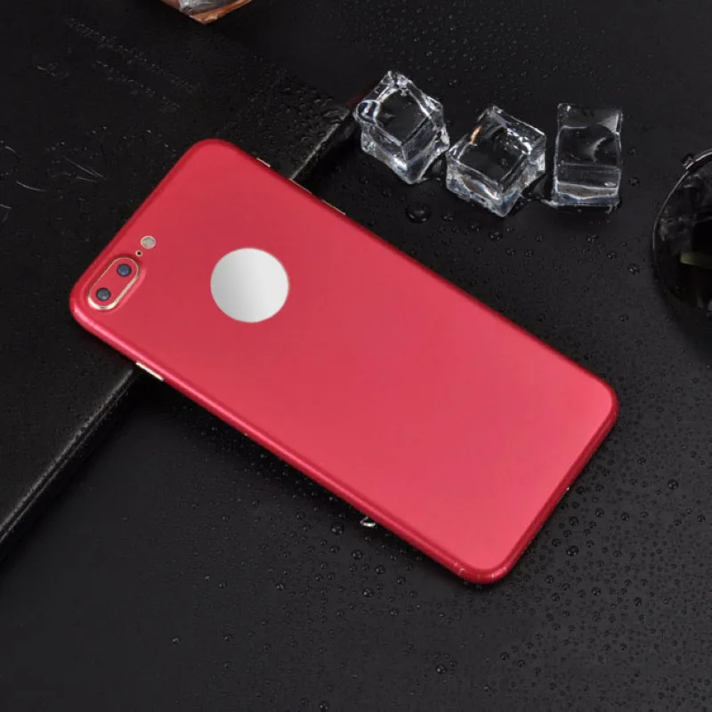 red Роскошная пленка, наклейка, кожаный чехол, ПВХ, наклейка для iPhone 6, 6 S, 7, 8 Plus, X Красный/золотой/синий/черный/фиолетовый/зеленый/оранжевый/розово-красный - Цвет: red