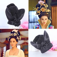 wu zetian cosplay accessories shaped vintage hair tang dynasty womens make up empress cosplay hair queen hair