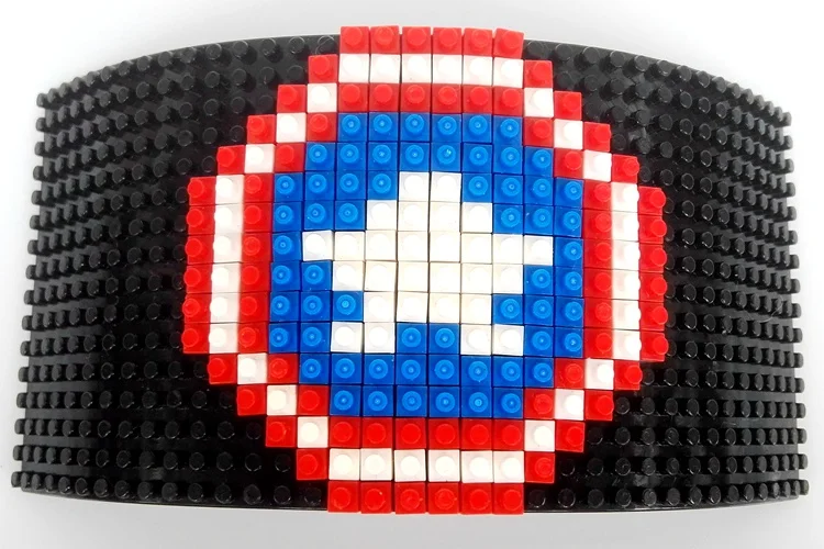 Новая мода мультфильм дизайн на заказ съемный дальнобойщик Snapback шляпы для мужчин лето мозаика кирпичная шляпа для женщин черные шапки - Цвет: VelcroStyle