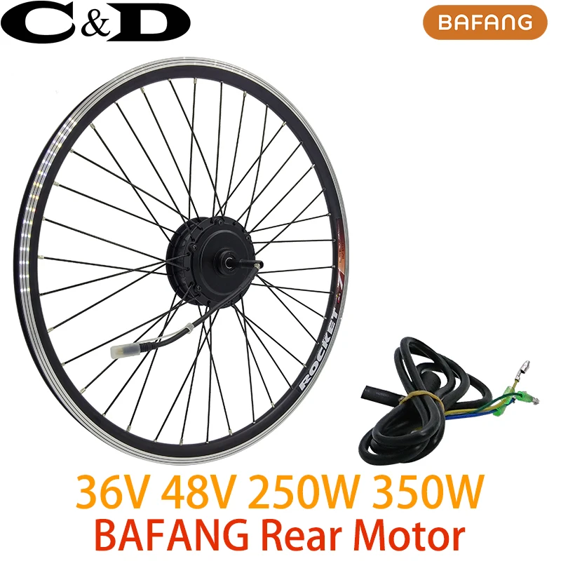48 В 350 Вт BAFANG SWXH ebike комплект Электрический велосипед conversion kit сзади двигателя