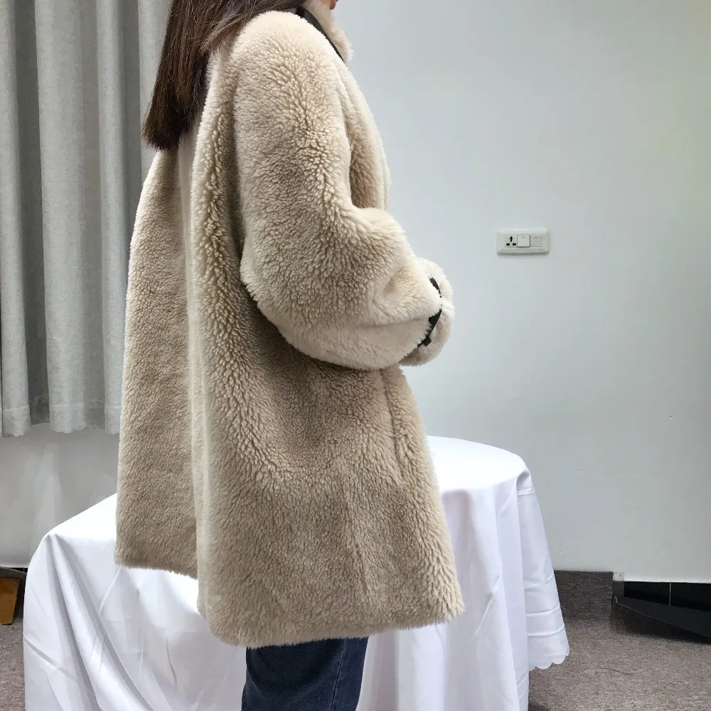 Новинка 2018 модное зимнее шерстяное пальто женское утепленное верхняя одежда