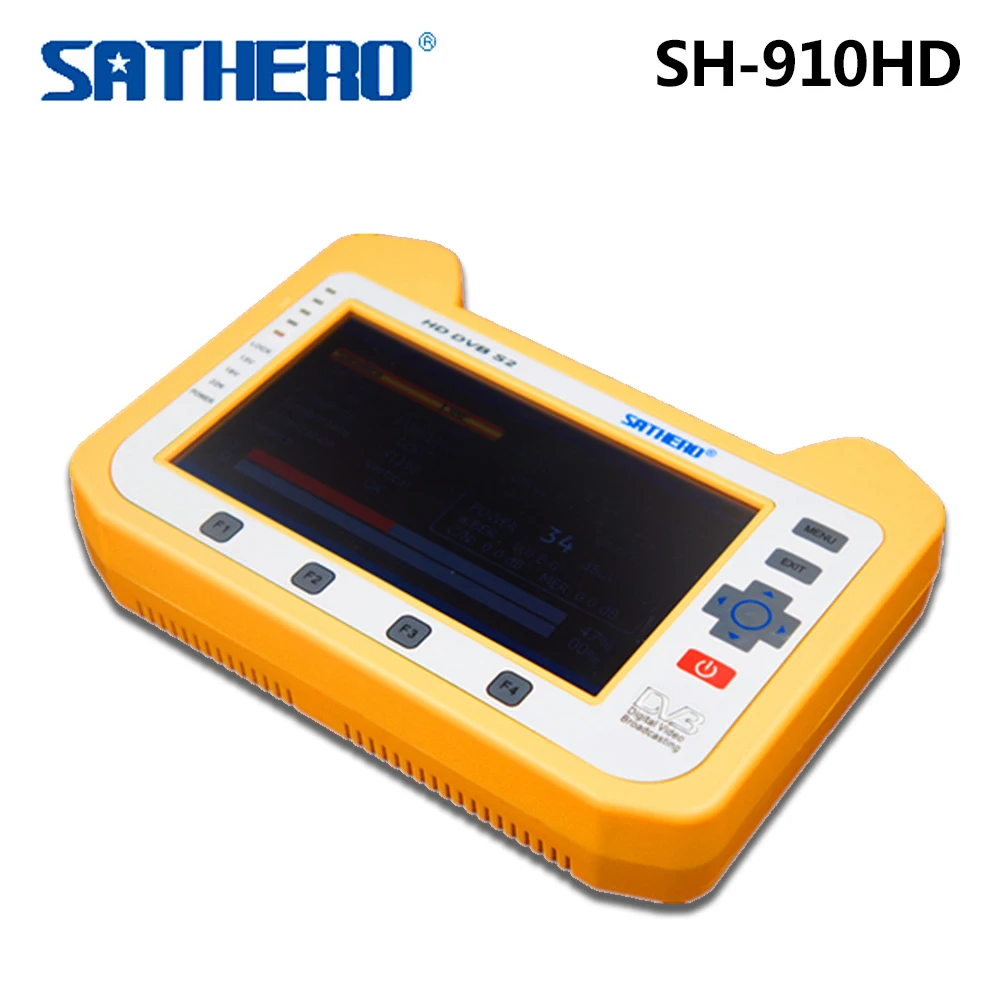 Sathero SH-910HD ТВ приемник DVB-S/S2 спутниковый цифровой измеритель в реальном времени анализатор спектра