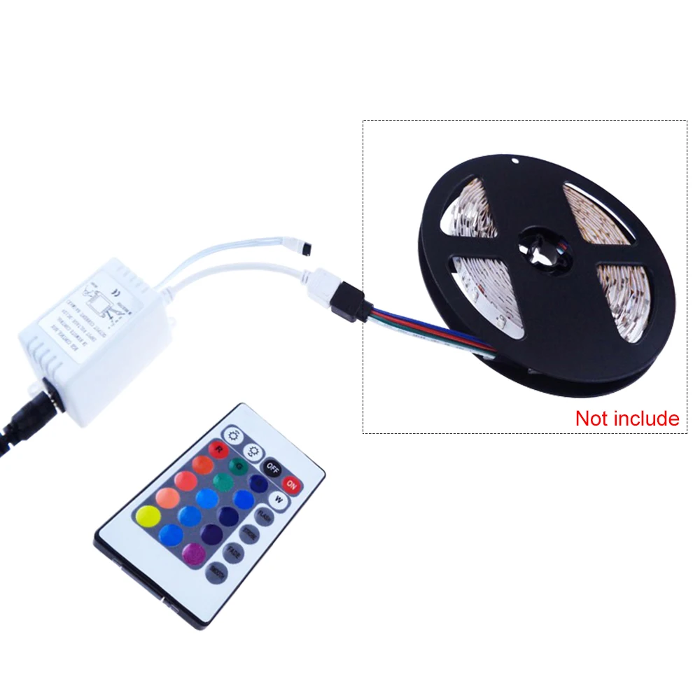 Светодиодный Управление AC/DC 12V ИК пульт дистанционного управления RGB полосы