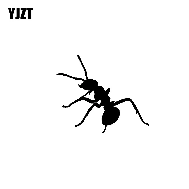 YJZT 13 9 см * 11 6 простая крутая насекомое Ant минималистическая изящная виниловая