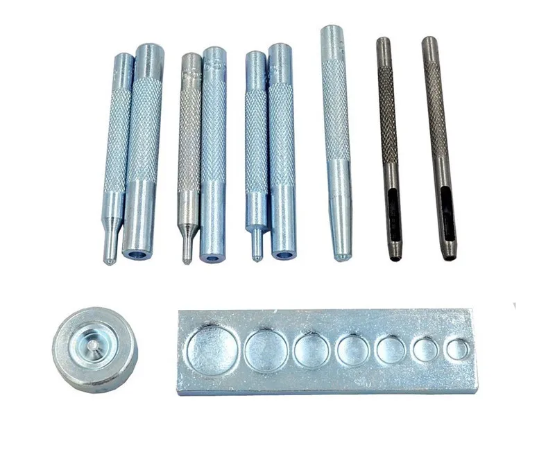 11 шт. набор инструментов для рукоделия инструмент высечки заклепок