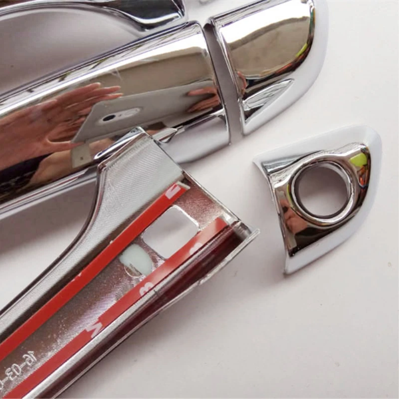 Car Door Handle Decoration Cover For Hyundai New Accent 2018 Chrome Styling Stickers Auto Accessories 8Pcs | Автомобили и