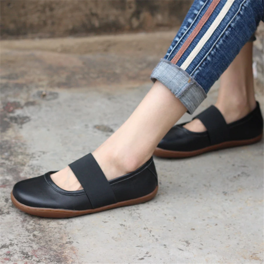 

Genuine leather Women flat shoes barefoot Casual summer Shoes woman Flats ballerinas sneakers Female Footwear spring shoes 2020