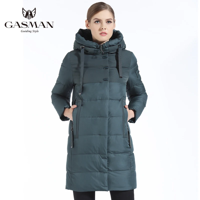 GASMAN 2019 пуховики новые парки женщины зимнее пальто толстая зимняя куртка Женская