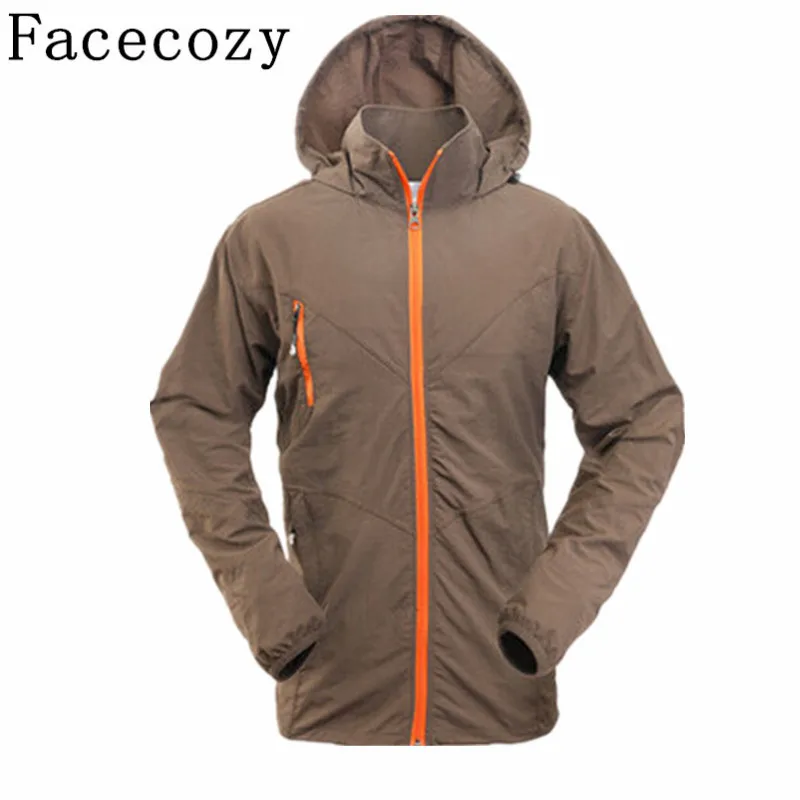 Facecozy летняя куртка для кемпинга мужчин и женщин быстросохнущая одежда рыбалки