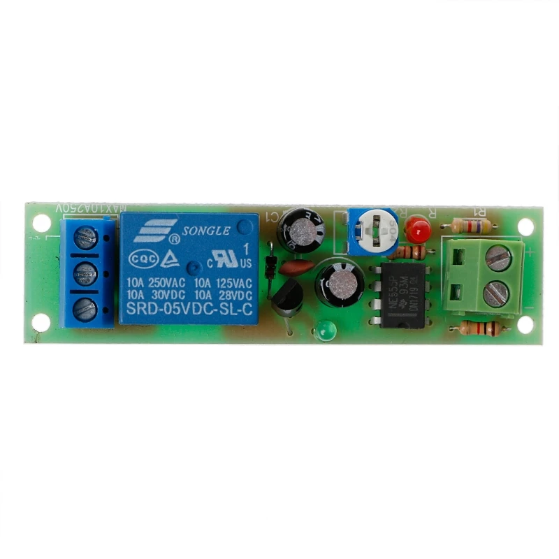 7 4x2 см NE555 реле постоянного тока 5 В таймер Регулируемая задержка выключение