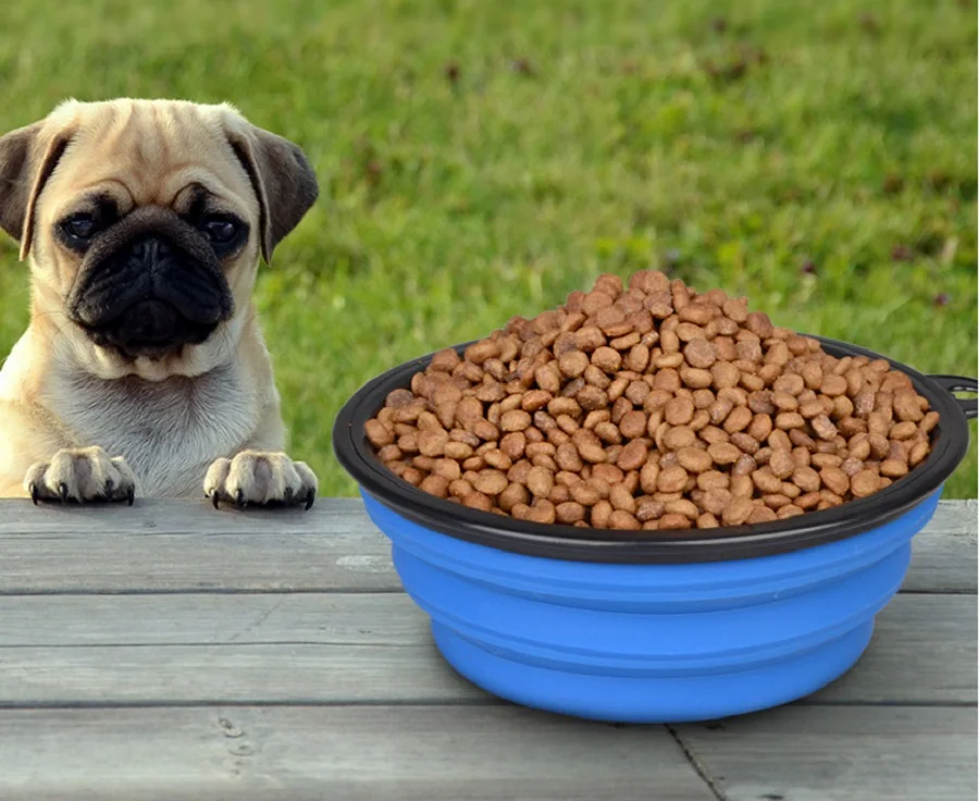 FC76 Бесплатная доставка Большая миска для собаки силиконовая кормления кошки