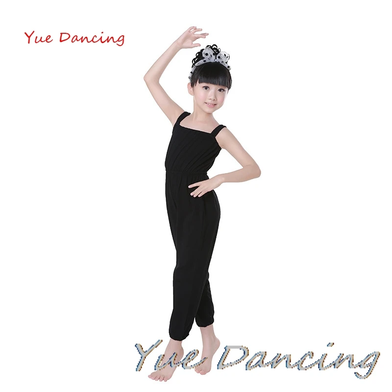 Детская танцевальная одежда Детские хлопковые брюки для